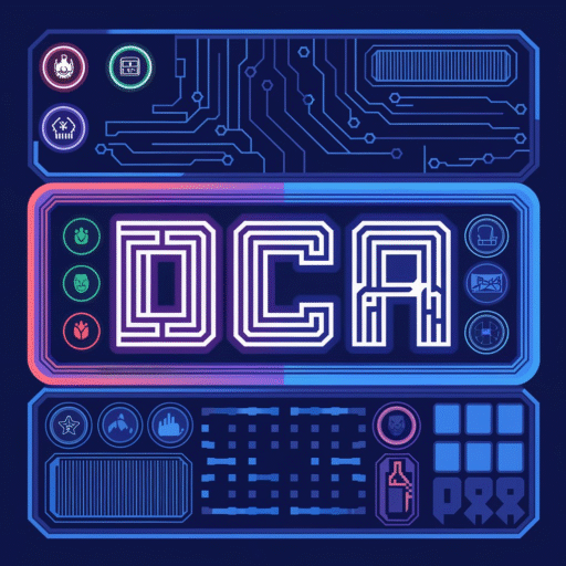 Logo do DCA NERD com as iniciais "DCA".